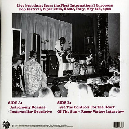 Broadcast In Rome Italy May 6Th 1968 (Yellow Vinyl) [Import] Vinyl Record