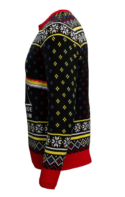 Pink Floyd Dark Side of the Moon LP Cover Adult Unisex Ugly Christmas Sweater