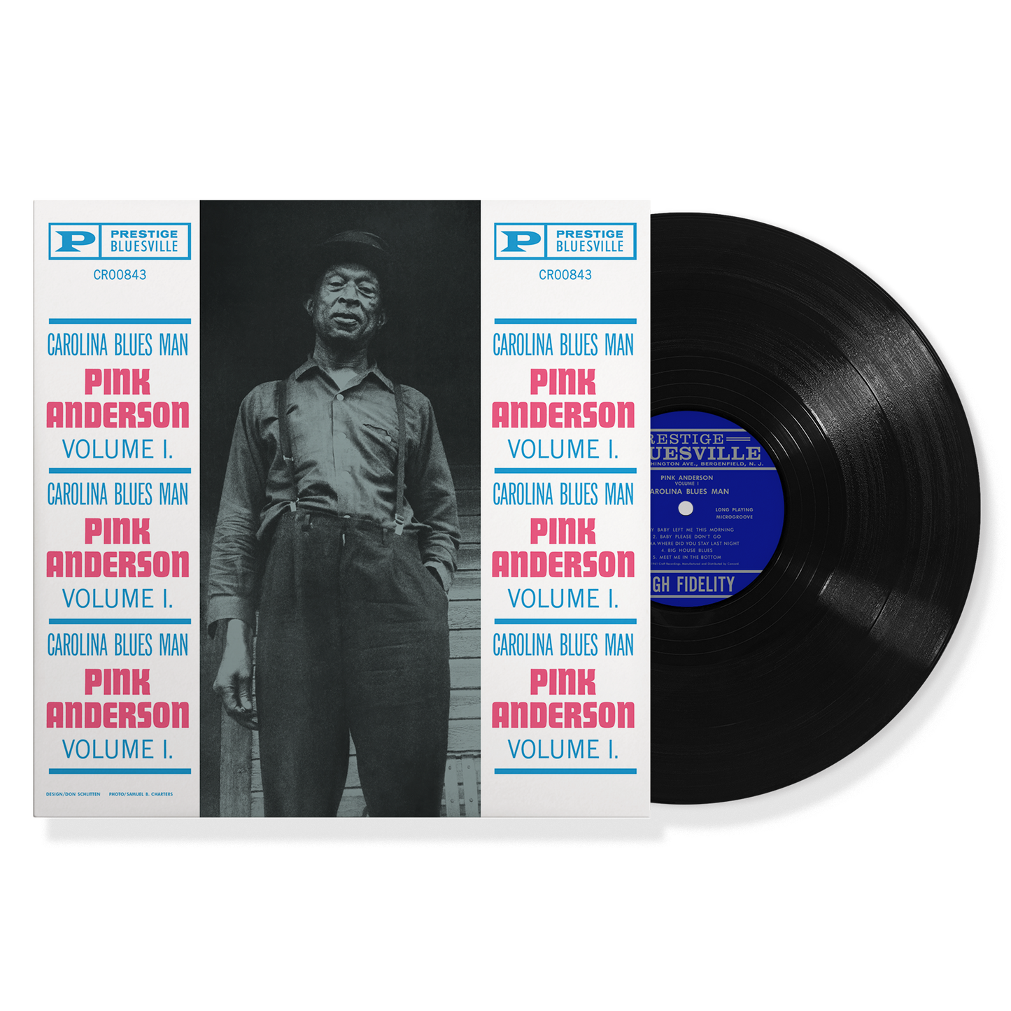 Carolina Blues Man, Volume 1 (Bluesville Series) (180g LP) Vinyl Record