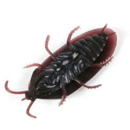 12 Fake Cockroaches Realistic Rubber Roach Gag Joke Prank