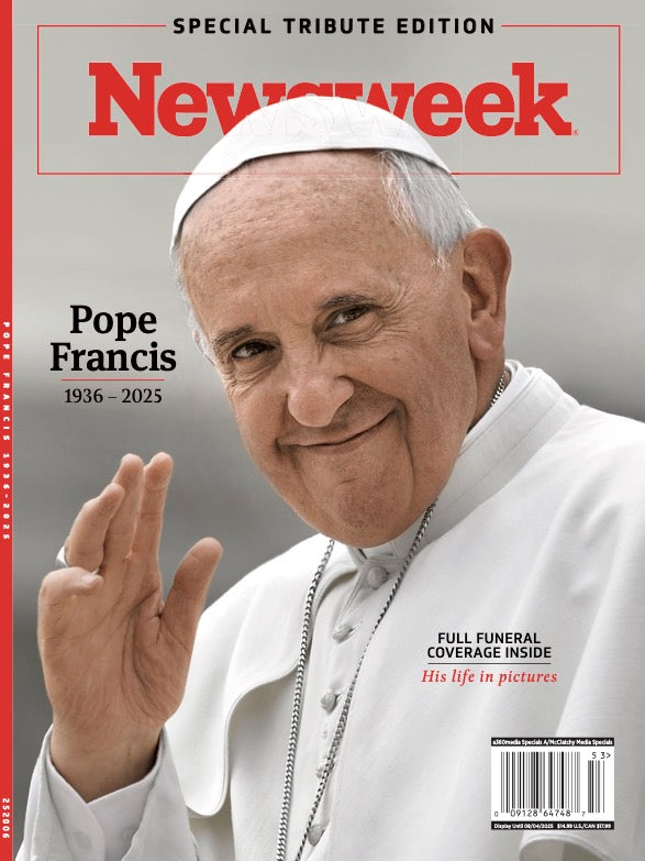 Newsweek Special Commemorative Edition: Pope Francis 1936 - 2025, Full Funeral Coverage Inside, His Life in Pictures