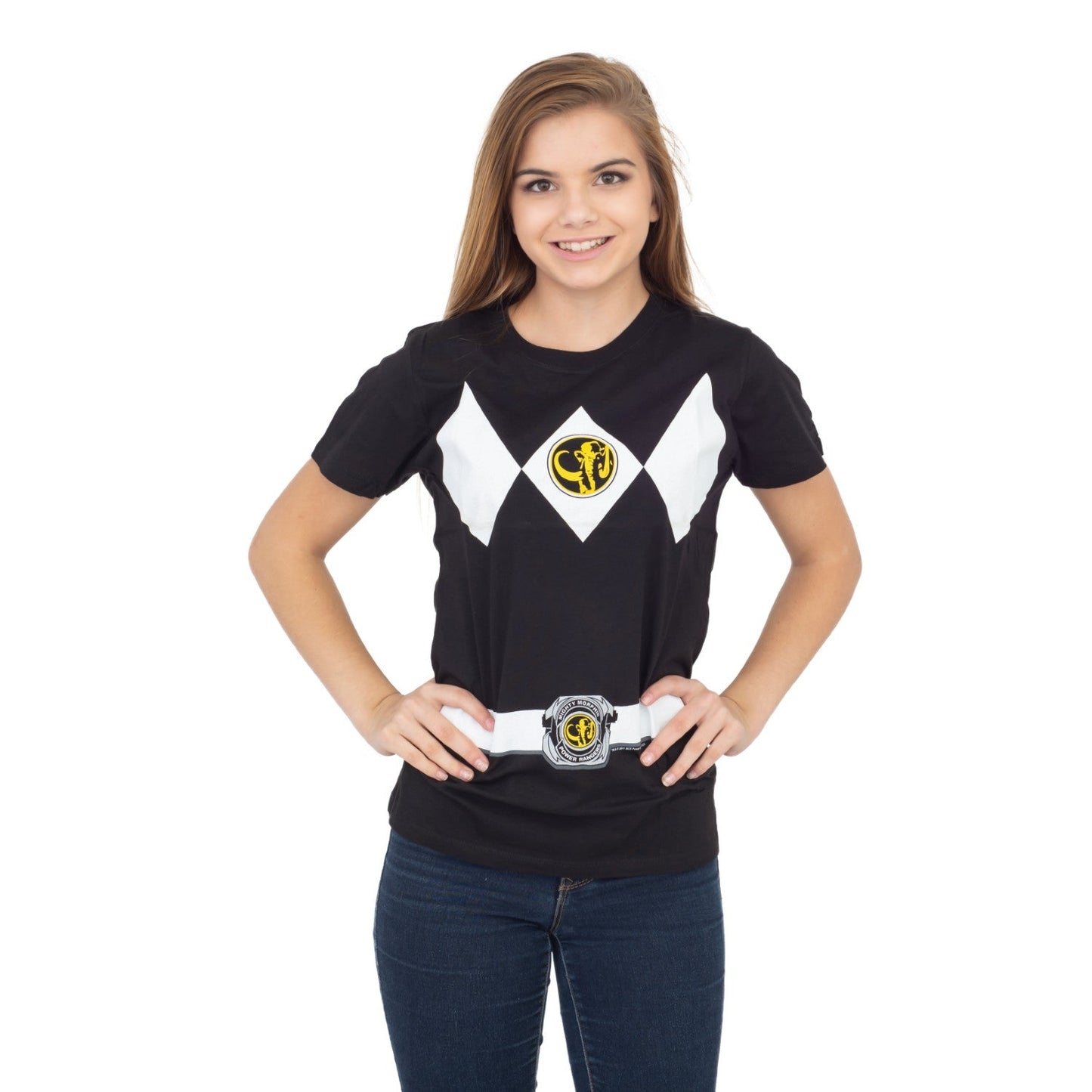 Power Rangers Halloween Cosplay Costume Youth Kids T Shirt