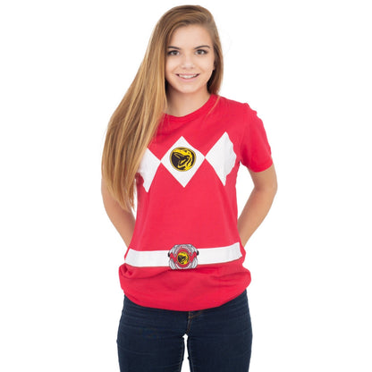 Power Rangers Halloween Cosplay Costume Youth Kids T Shirt