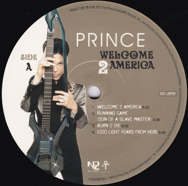 Prince – Welcome 2 America (2-LP Vinyl) Vinyl Record