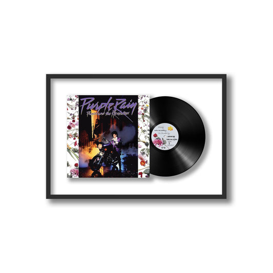 Prince and The Revolution Purple Rain Framed Vinyl Record