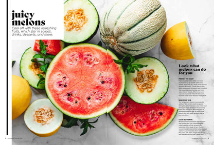 Summer Favorites - 104 Recipes, Fresh Weeknight Flavors, Upgrade Backyard Cookout, Cool Melon Salads, Drinks, Sweet Treats, Picnic Classics, Fresh Takes On Burgers, Mexican Flavors, July 4th & More!