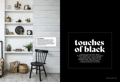 Refresh Rooms - Love Your Home Again, Elegant Decor Updates, Master Touches Of Black, Cozy Character, Farmhouse Style, Shelves, Artwork, Paint, Textiles, Flea Market Finds, Wallpaper, Declutter & More