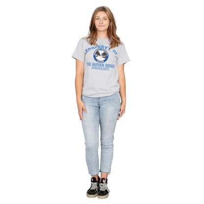 Property of The Human Beings Atheltic Dept. Mens T-shirt