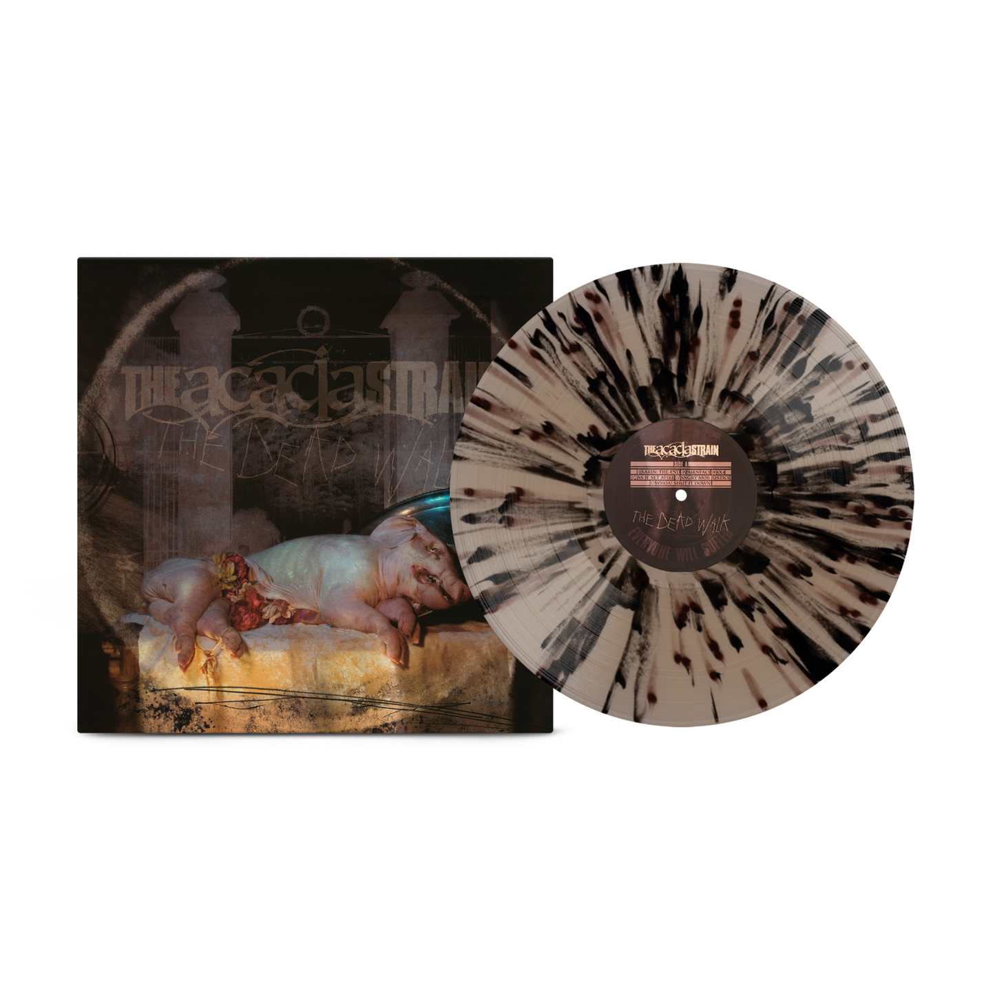 The Acacia Strain - Dead Walk on Pig Skin Splatter Vinyl Record