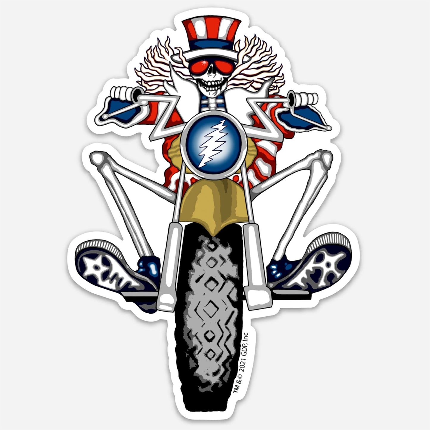 Grateful Dead Psycle Sam Sticker