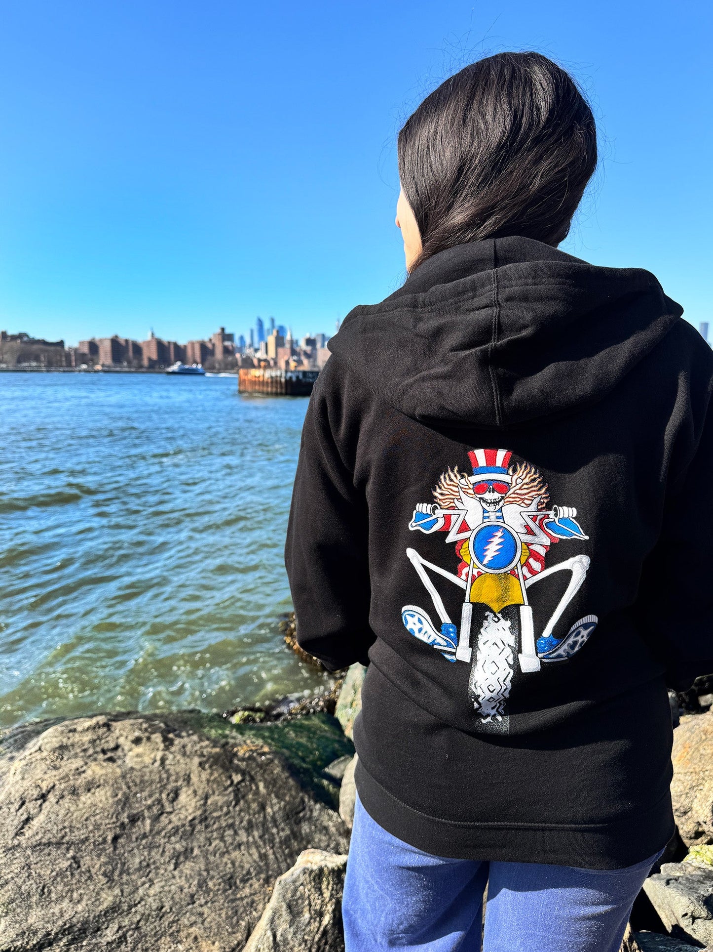 Grateful Dead Psycle Sam Unisex Zip Up Hoodie