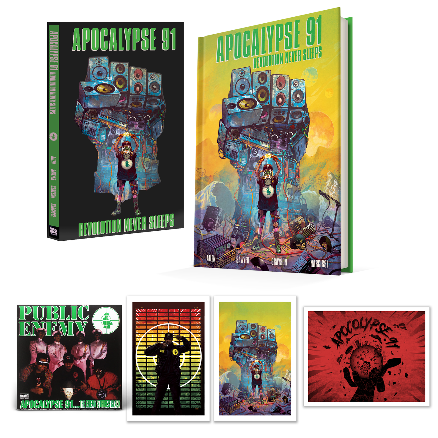 Chuck D Presents Apocalypse 91 Revolution Never Sleeps - SIGNED Super Deluxe Bundle Vinyl Record