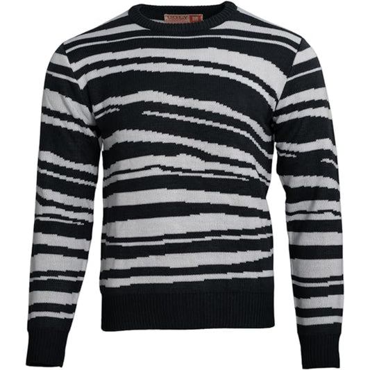 Pugley's Spooky Black and White Sweater for Cosplay
