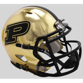 Purdue Boilermakers NCAA Mini Chrome Speed Football Helmet Chrome - NCAA
