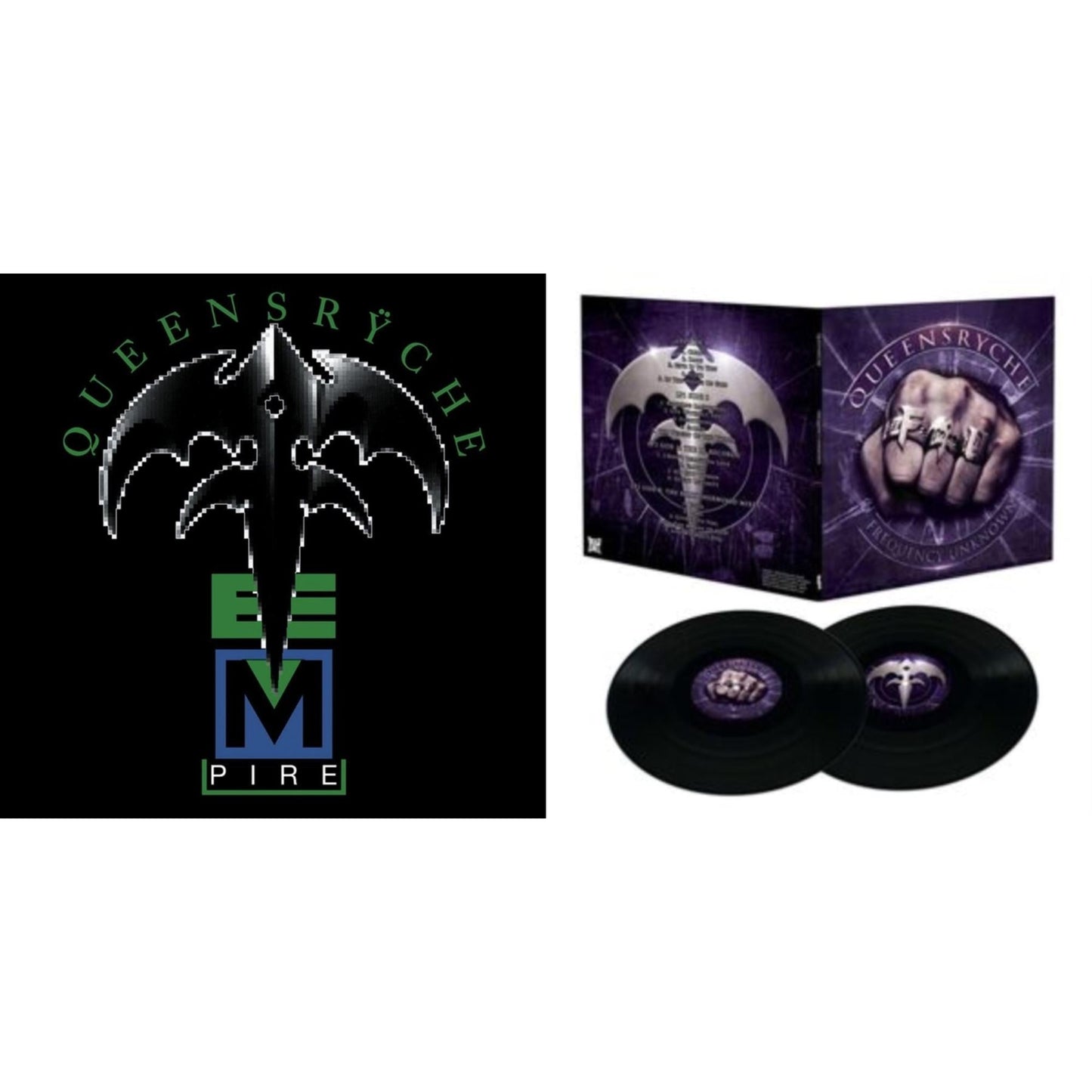 Queensryche - Empire (180G/Translucent Red Audiophile LP Vinyl/30Th Anniversary Limited Edition/Gatefold Cover) & Frequency Unknown (Deluxe)