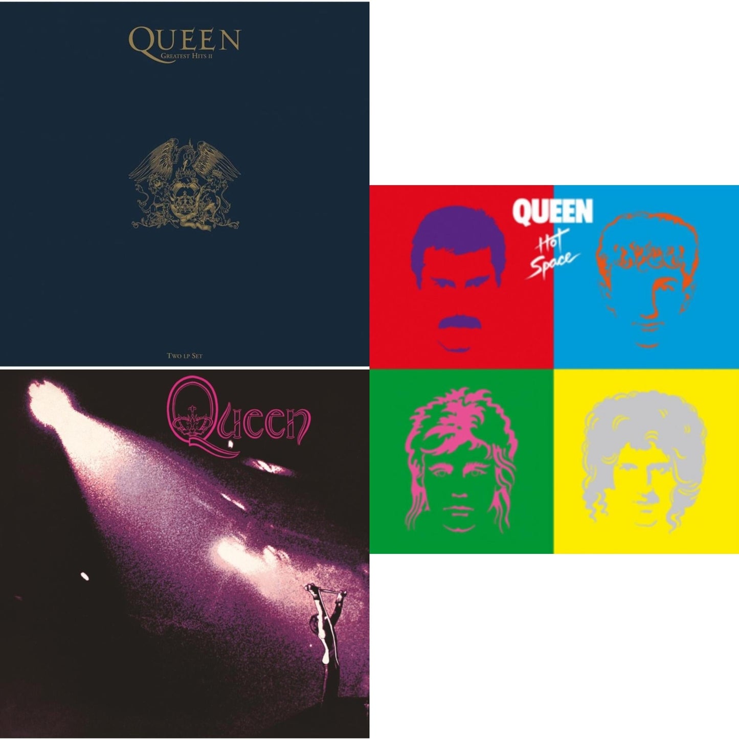 Queen - Greatest Hits 2 (180G/Dl Card) & Queen & Hot Space LP Ltd.