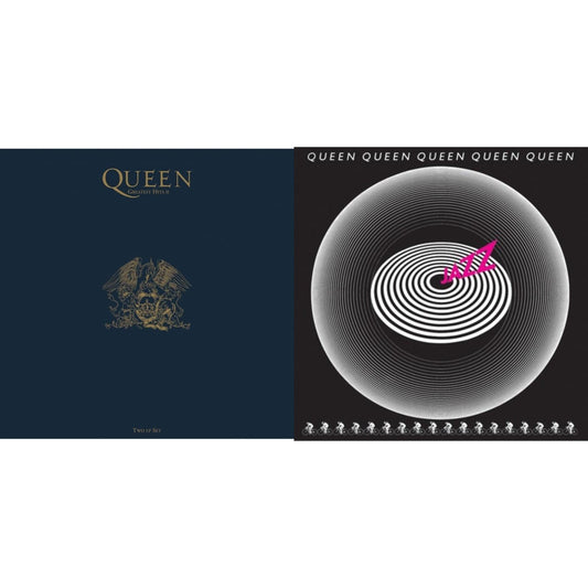 Queen - Greatest Hits 2 (180G/Dl Card) & Jazz - LP Vinyl Bundle