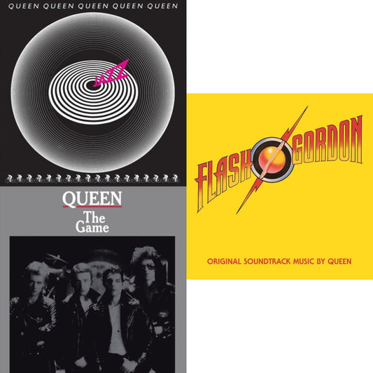 Queen - Jazz & Game & Flash Gordon - LP Vinyl Bundle