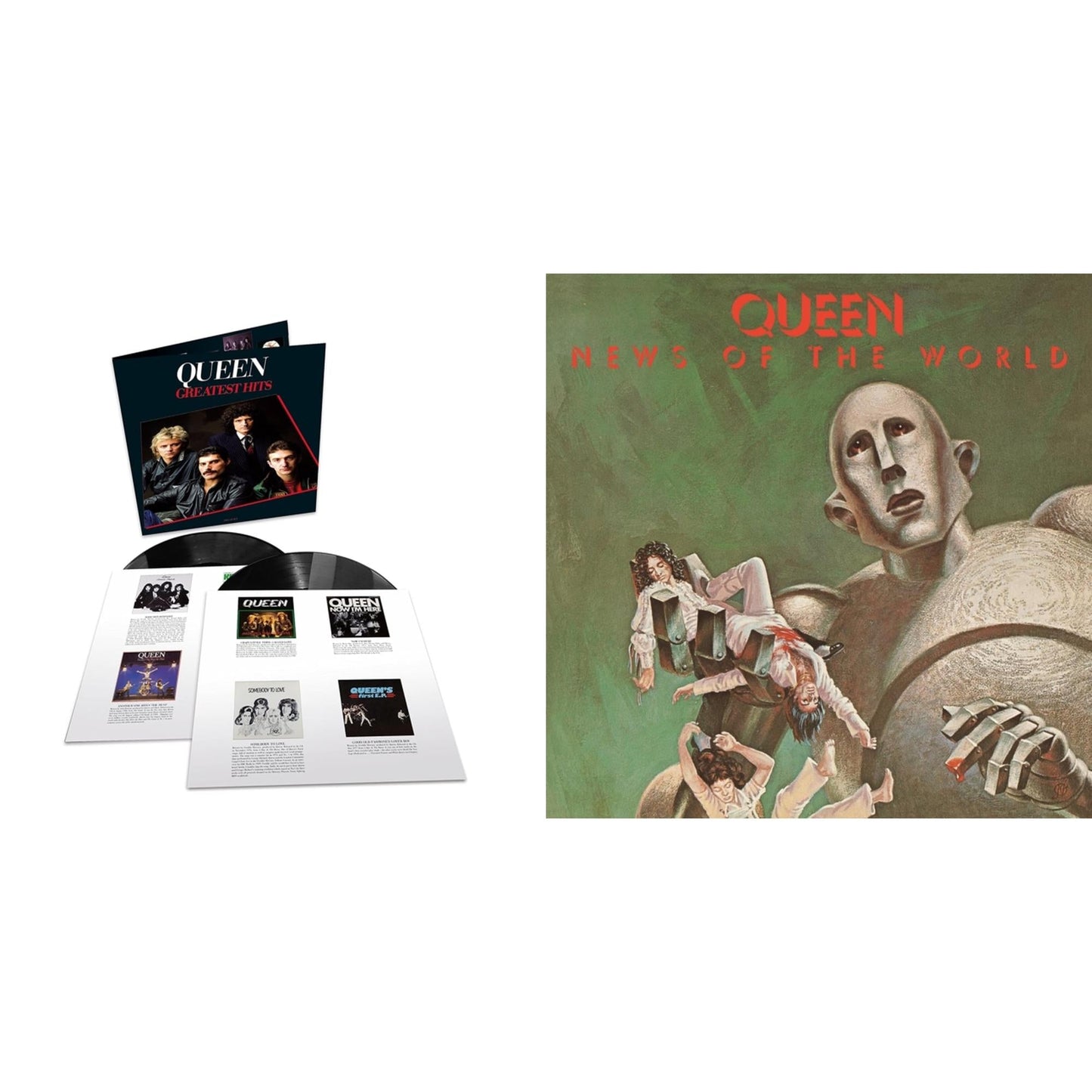 Queen - Greatest Hits 1 (180G/Dl Card/2LP) & News Of The World