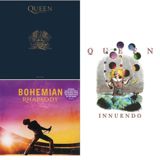Queen - Greatest Hits 2 (180G/Dl Card) & Bohemian Rhapsody (180G/2LP) & Innuendo (2LP)