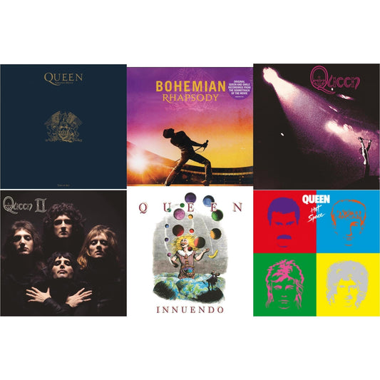 Queen - Greatest Hits 2 (180G/Dl Card) & Bohemian Rhapsody (180G/2LP) & Queen & Queen Ii & Innuendo (2LP) & Hot Space LP Ltd.