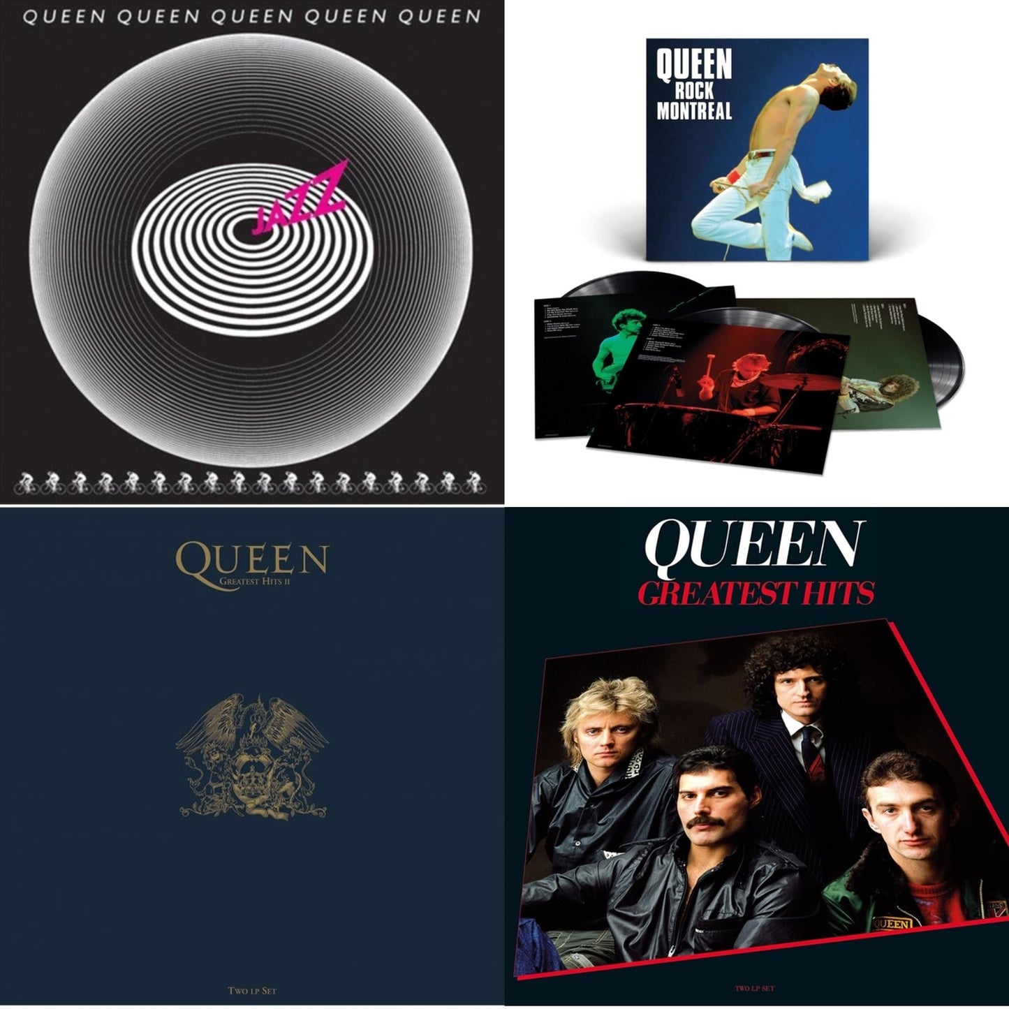 Queen - Greatest Hits 2 (180G/Dl Card) & Jazz & Queen Rock Montreal (3LP) & Greatest Hits 1 (180G)