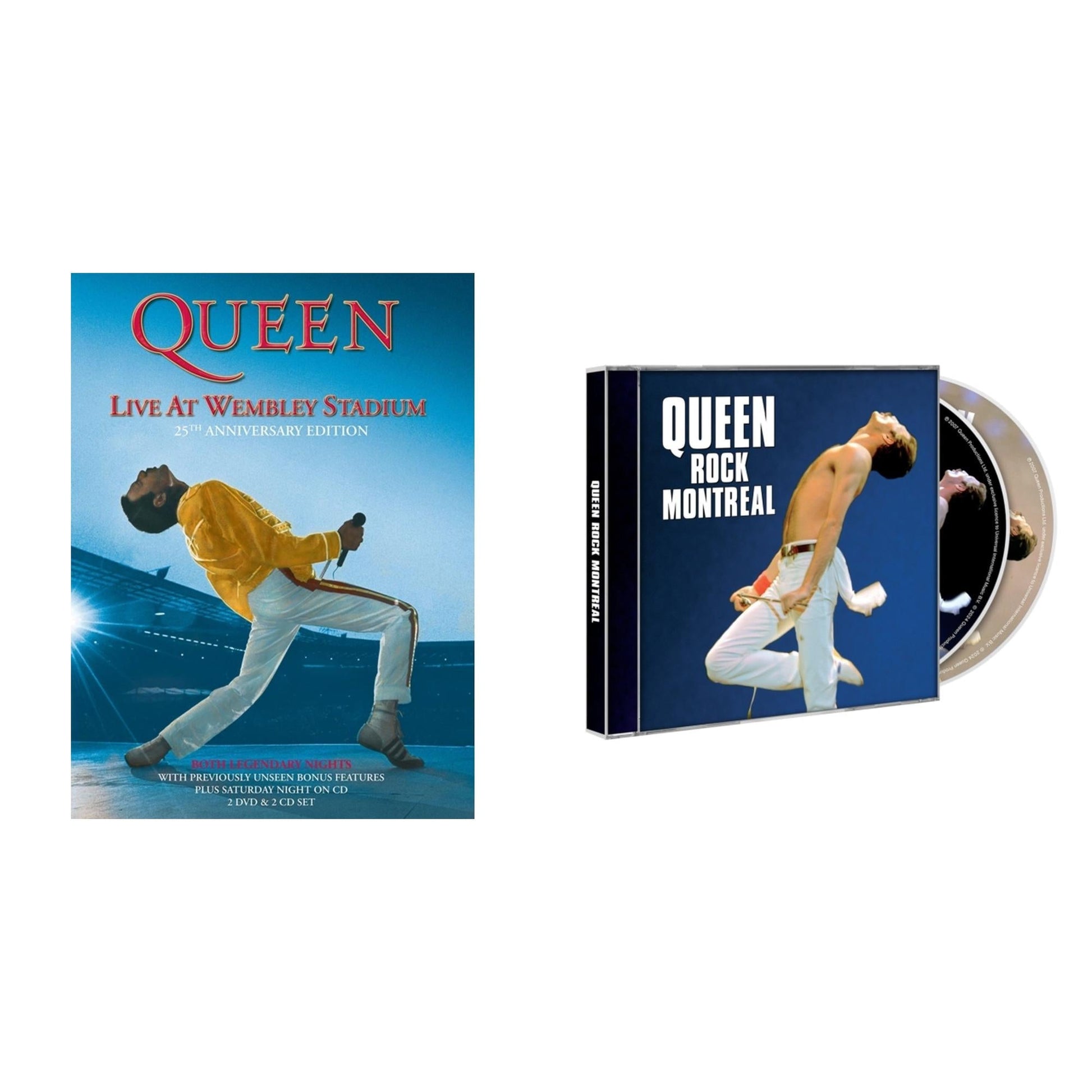 Queen - Live At Wembley Stadium 25Th Anniversary Edition (2DVD/2Shm-CD) & Queen Rock Montreal (2CD)