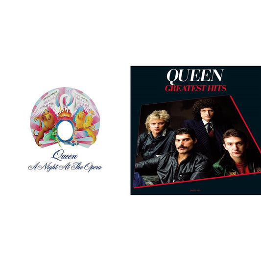 Queen - Night At The Opera & Greatest Hits 1 (180G) - LP Vinyl Bundle