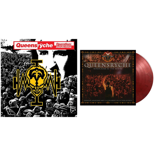 Queensryche - Operation: Mindcrime (2LP) & Mindcrime At The Moore (4LP/Limited/Translucent Red, Solid White & Black Marbled Vinyl/180G)