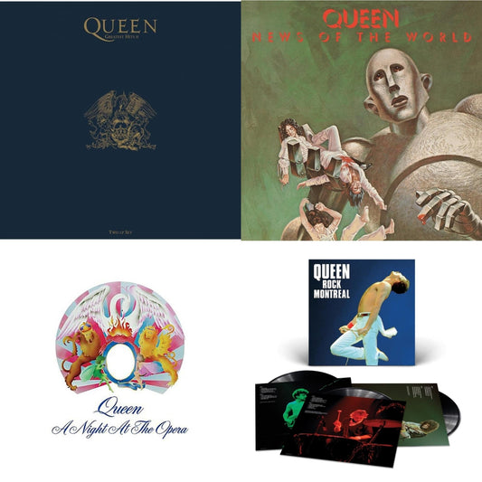 Queen - Greatest Hits 2 (180G/Dl Card) & News Of The World & Night At The Opera & Queen Rock Montreal (3LP)