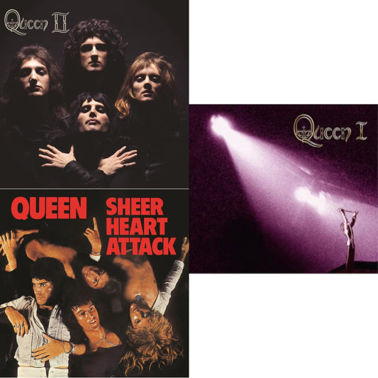 Queen - Queen Ii & Sheer Heart Attack (Half-Speed LP Vinyl) & Queen I (2024 Mix)