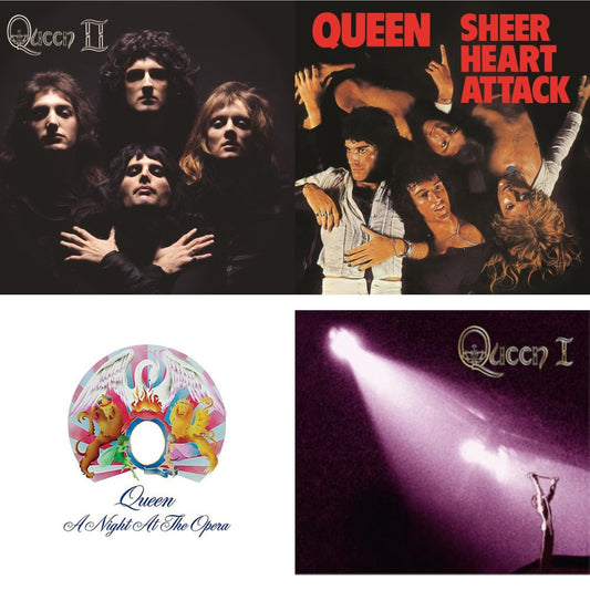 Queen - Queen Ii & Sheer Heart Attack (Half-Speed LP Vinyl) & Night At The Opera & Queen I (2024 Mix)