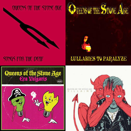 Queens Of The Stone Age - Era Vulgaris (180G) & Lullabies To Paralyze (2LP/180G) (X) & Songs For The Deaf (180G) (X) & Villains (Gatefold/Dl Card)