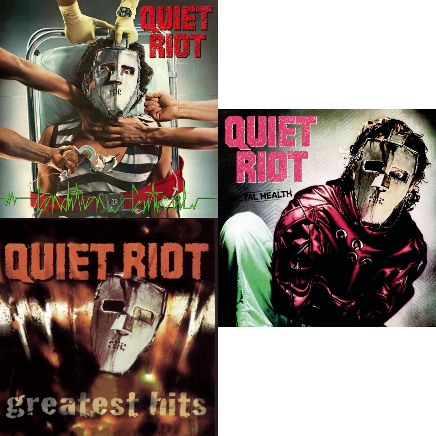 Quiet Riot - Condition Critical & Greatest Hits & Metal Health - CD Bundle