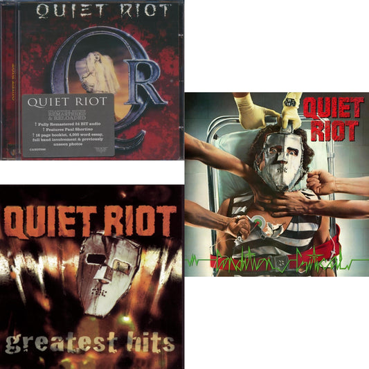 Quiet Riot - Quiet Riot & Condition Critical & Greatest Hits - CD Bundle