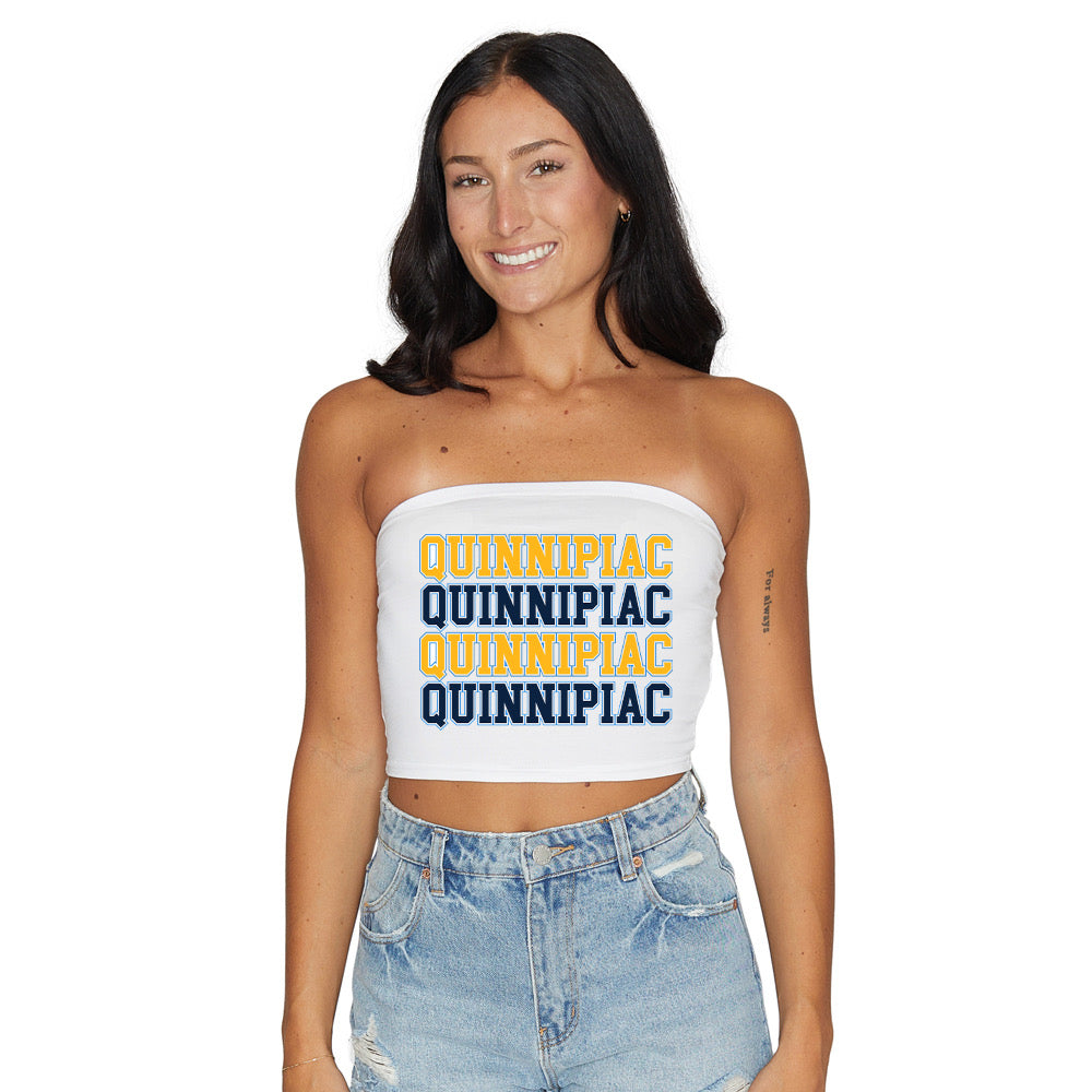 Quinnipiac Repeat Womens Tube Top Officially Licensed