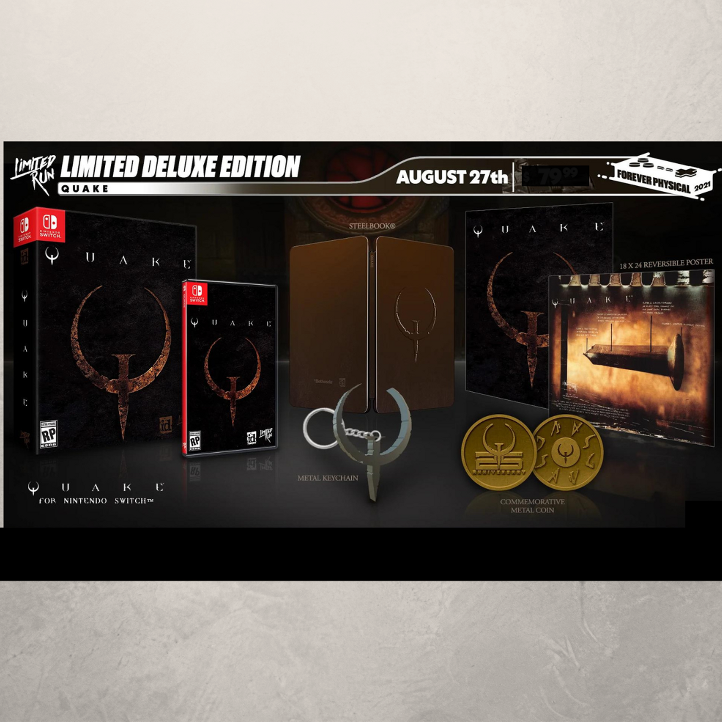 QUAKE DELUXE EDITION SWITCH LIMITED RUN #119