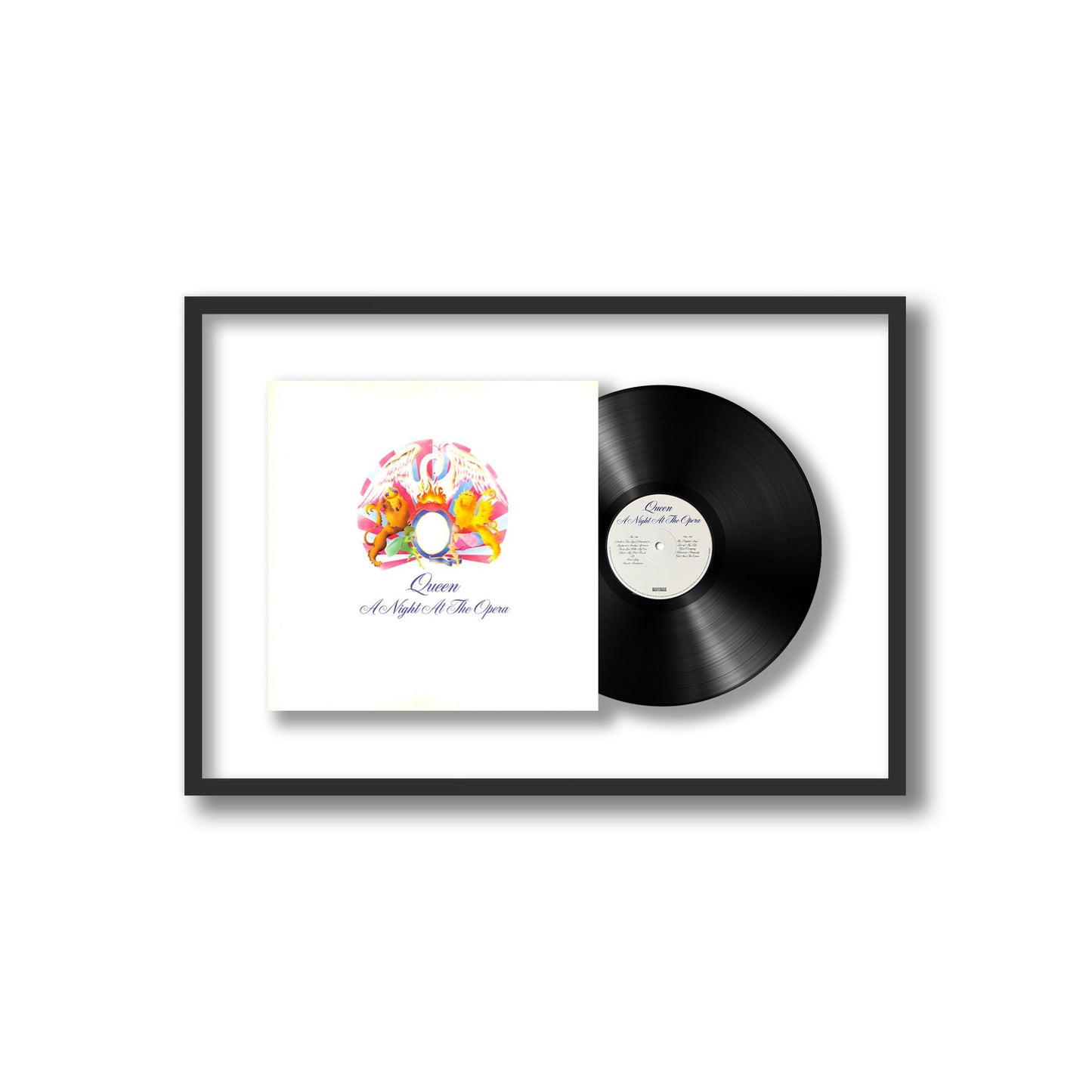 Queen A Night At The Opera Framed Vinyl Record