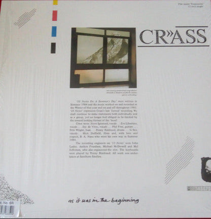 Crass – 10 Notes On A Summer's Day Vinyl LP Record