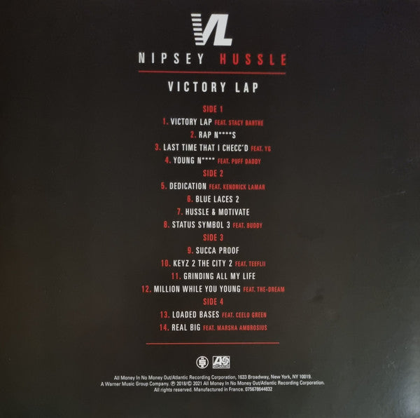 Nipsey Hussle – Victory Lap 2xP Vinyl LP Record