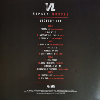 Nipsey Hussle – Victory Lap 2xP Vinyl LP Record