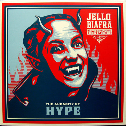 Jello Biafra And The Guantanamo School Of Medicine ‎– The Audacity Of Hype (Blue Color Vinyl) LP Record