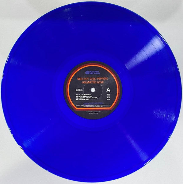 Red Hot Chili Peppers – Unlimited Love 2x (Blue Color Vinyl) LP Record