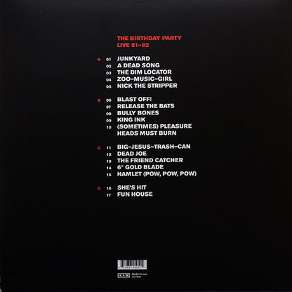 The Birthday Party - Live 81-82 Vinyl LP Record