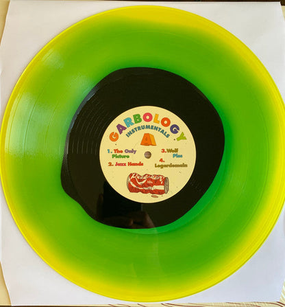 Aesop Rock X Blockhead – Garbology (Instrumental Version) 2x Yellow/Green/Black Color Vinyl LP Record