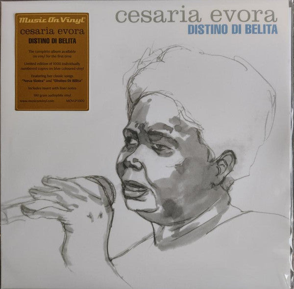 Evora, Cesaria - Distino Di Belita - Limited 180-Gram Blue Colored Vinyl [Vinyl] Vinyl Record