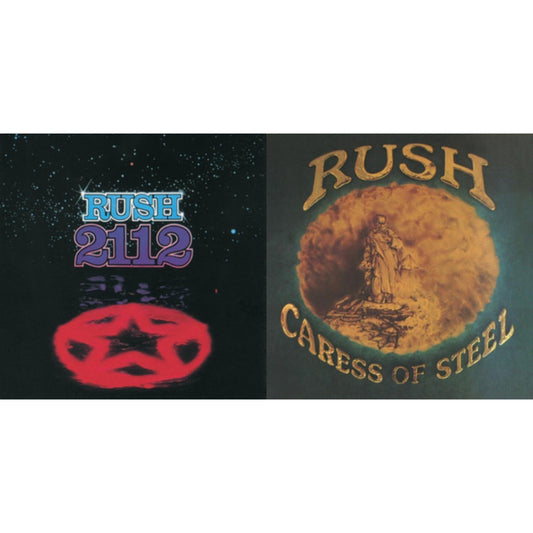 Rush - Caress Of Steel (180G/Dl Card) & 2112 (180G) - LP Vinyl Bundle
