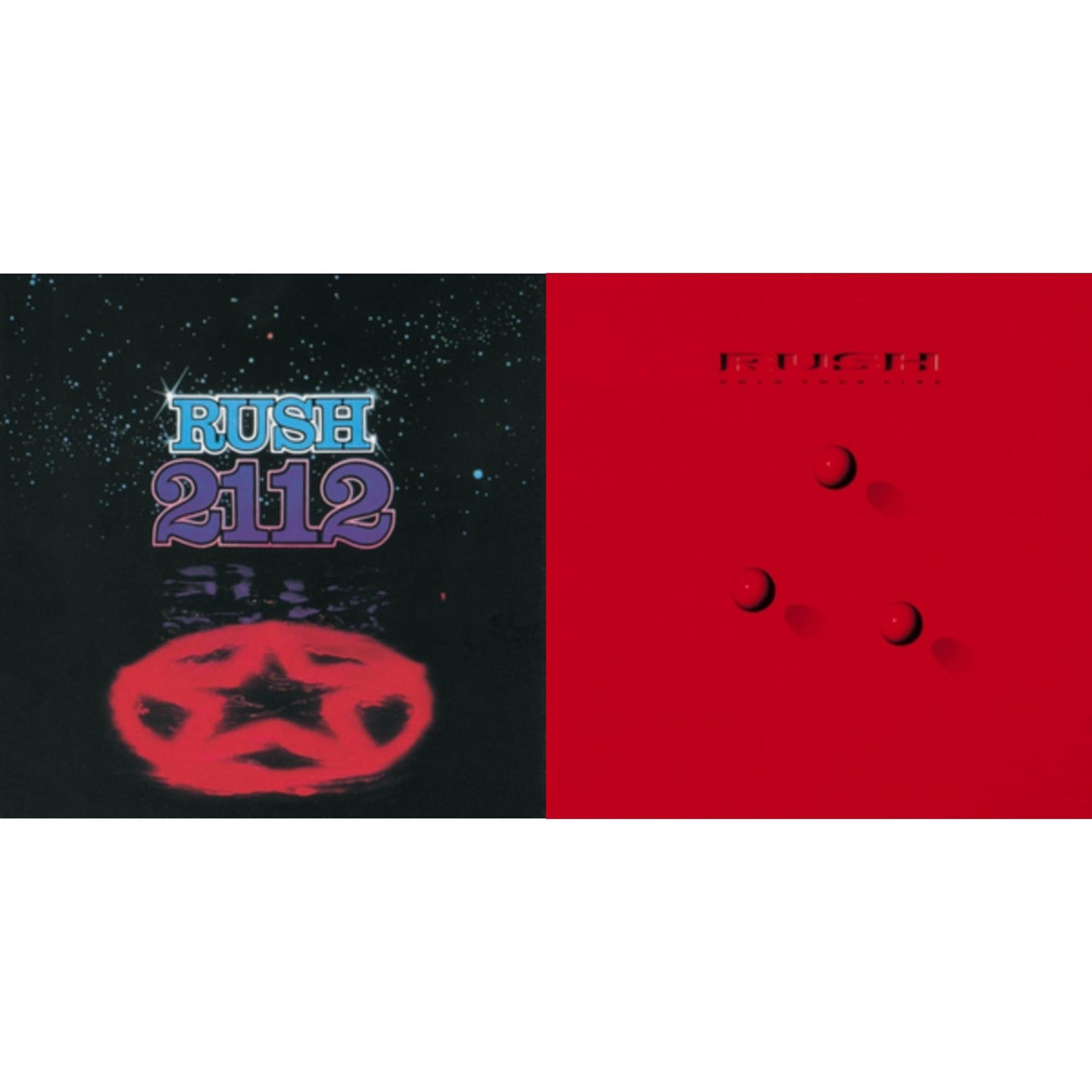 Rush - 2112 (180G) & Hold Your Fire (180G) - LP Vinyl Bundle