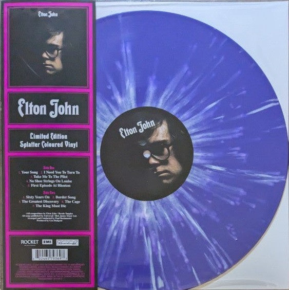 JOHN, ELTON - Elton John (Splatter Color Vinyl) LP Record
