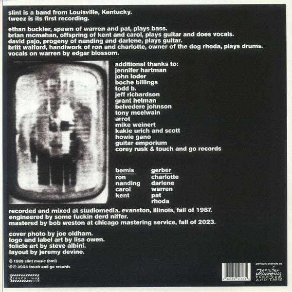 Slint - Tweez [Remastered 180G] (Red Color Vinyl) LP Record